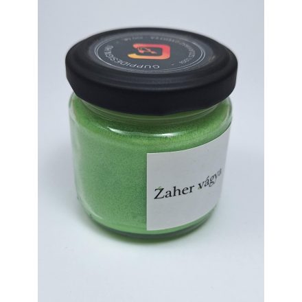 Zaher vágya - kicsi szójaviasz gyertya (100 ml) - jégvirágos!